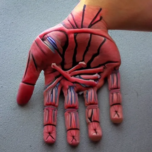 Image similar to anatomically correct hands