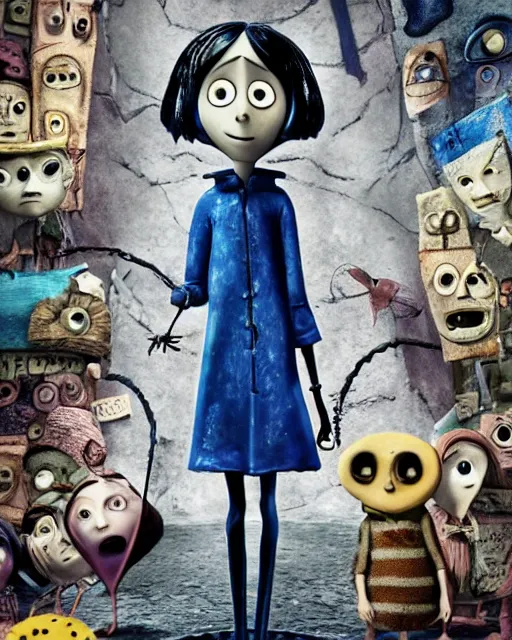 Image similar to film still from coraline ( 2 0 0 9 )