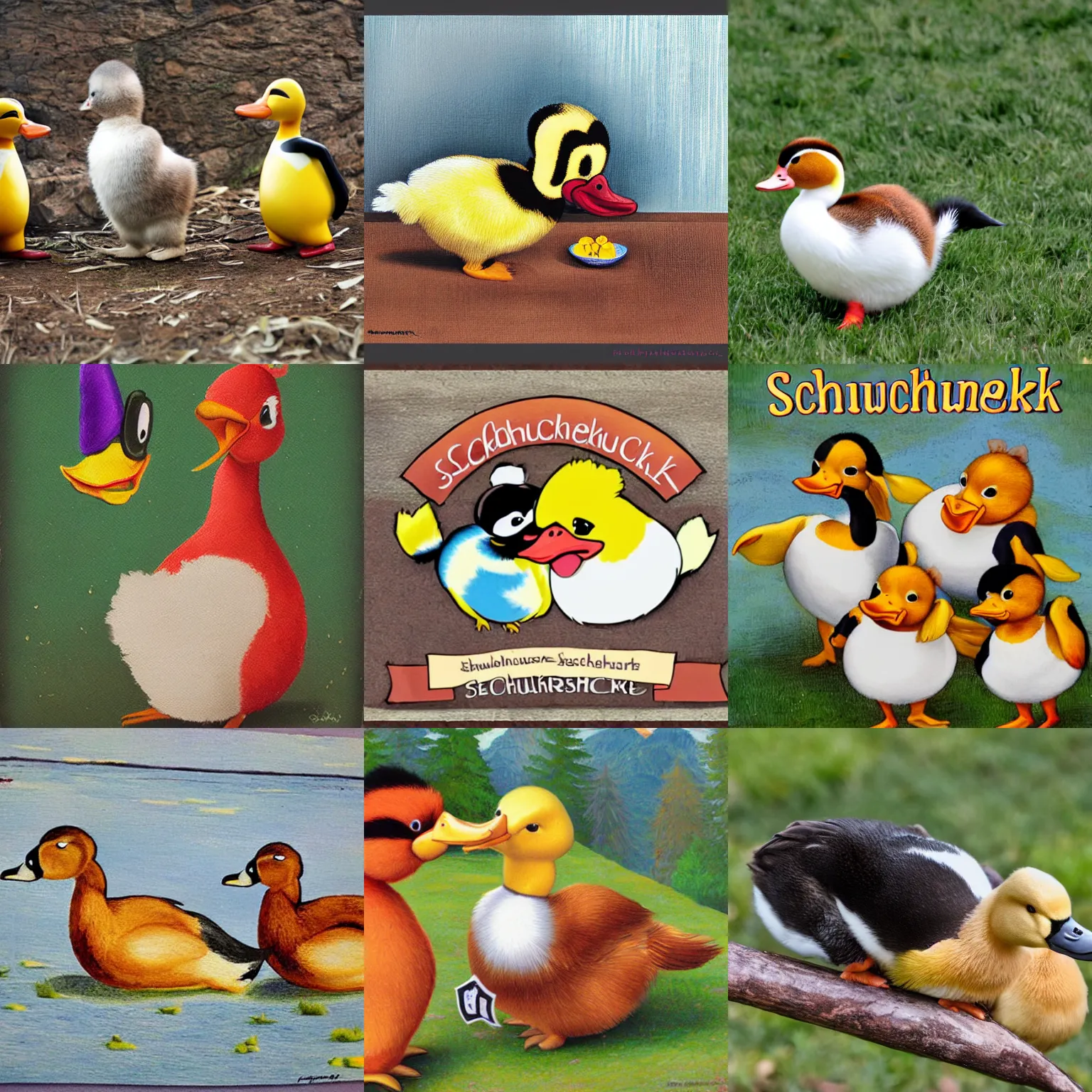 Prompt: schnuckelduck and schlabberschnack