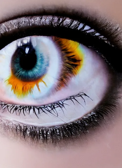 Prompt: portrait of a stunningly beautiful eye, 0
