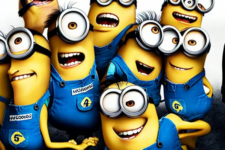 Image similar to Nicolas cage minions high resolution still film