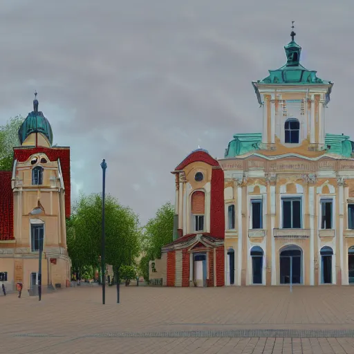 Image similar to Debrecen, digital art,