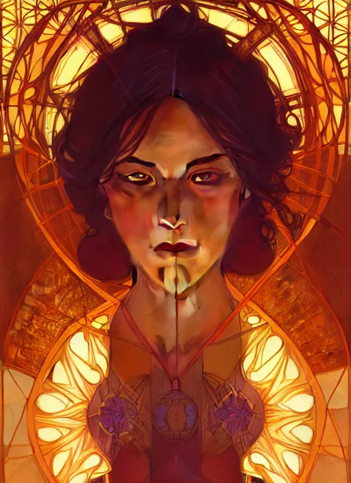 Image similar to symmetry!! water, glowing lights!! intricate elegant, highly detailed, digital painting, artstation, concept art, smooth, sharp focus, illustration, art by artgerm and greg rutkowski and alphonse mucha