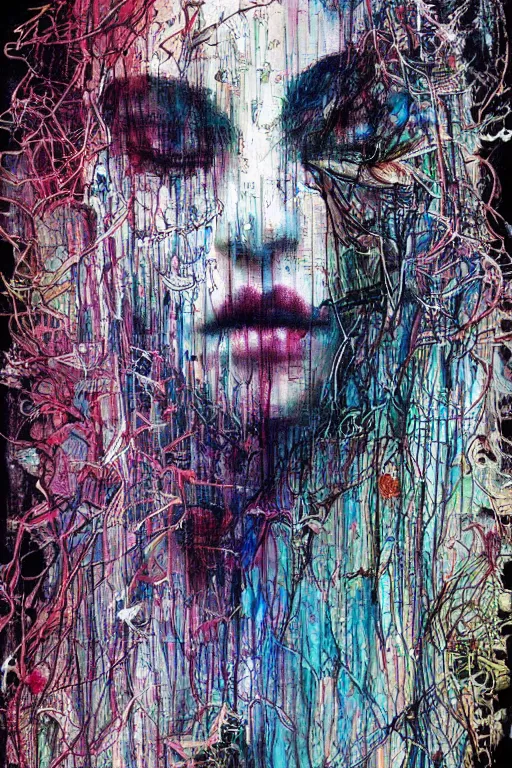 Image similar to the soul's endless plight to perfection, struggle and resolution, by carne griffiths