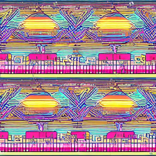 Image similar to isometric symmetrical, 1 9 8 6 soul train, don cornelius, bright lights, one point perspective, hi fructose, dancing,