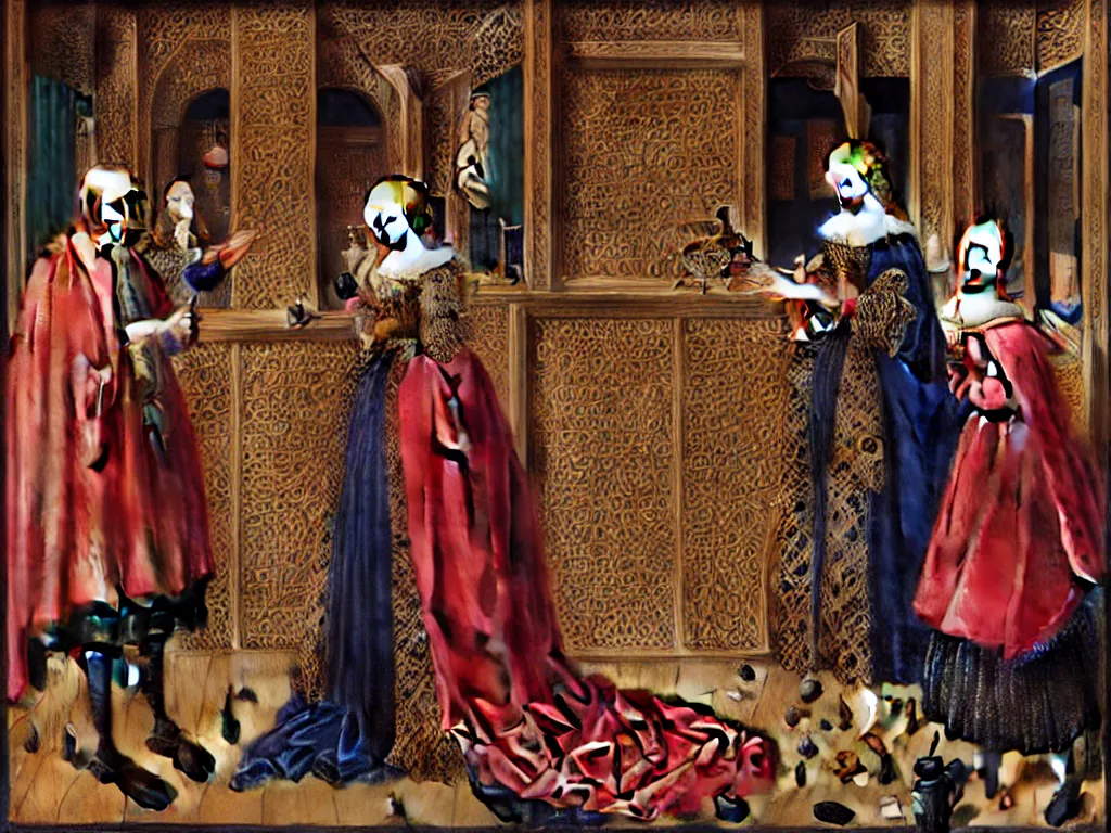 Image similar to fragrance advertising campaign by jan van eyck, highly detailed, intricate