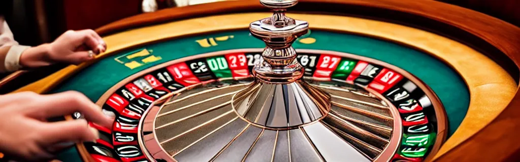 Image similar to ultra realistic casino wheel seen from top