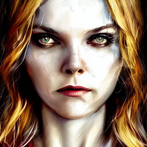 Image similar to young michelle pfeiffer as spider - gwen, fantasy, intricate, elegant, highly detailed, digital painting, artstation, concept art, smooth, sharp focus, contemporary fashion shoot, by edward robert hughes, annie leibovitz and steve mccurry, david lazar, jimmy nelsson, extremely detailed, hyperrealistic, perfect face, octane render