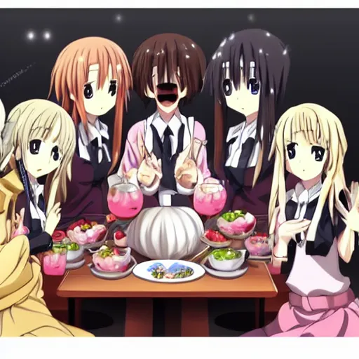 the last supper in style of anime girl | Stable Diffusion | OpenArt