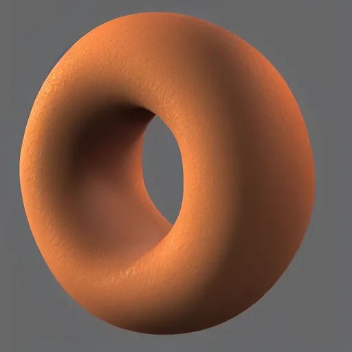 Image similar to 3d model of donut made in blender 3d by andrew price