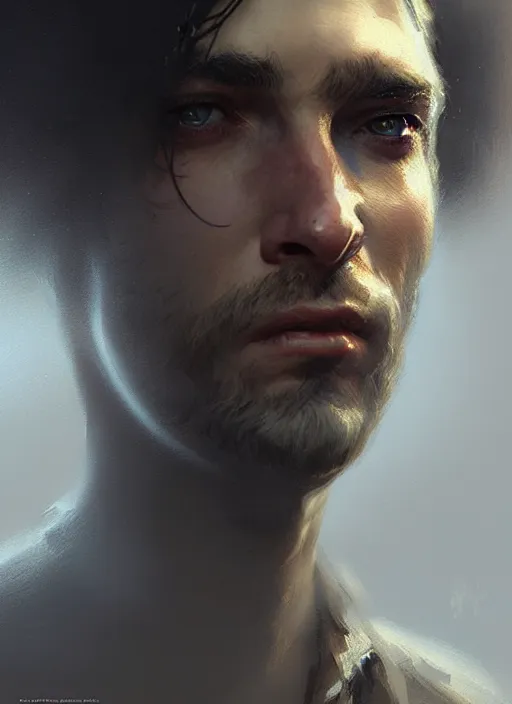 Image similar to portrait of the son of sharon stone and robert the niro, victorian, concept art, detailed face, fantasy, close up face, highly detailed, cinematic lighting, digital art painting by greg rutkowski