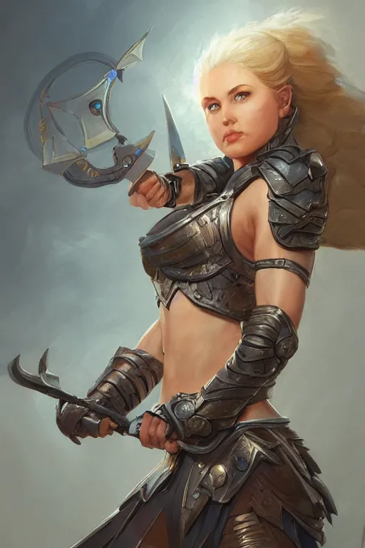 Image similar to amazon valkyrie athena, d & d, fantasy, portrait, highly detailed, headshot, digital painting, trending on artstation, concept art, sharp focus, illustration, art by artgerm and greg rutkowski and magali villeneuve