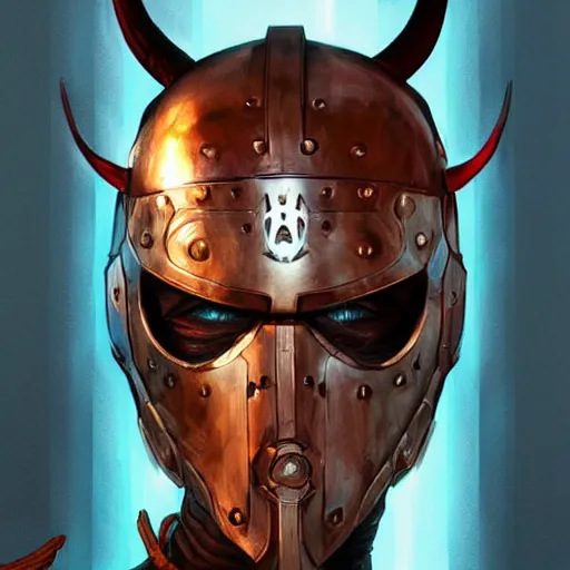 Image similar to cyberpunk viking helmet mask warrior goddess robot ninja fantasy, art gta 5 cover, official fanart behance hd artstation by jesper ejsing, by rhads, makoto shinkai and lois van baarle, ilya kuvshinov, ossdraws