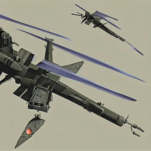 Image similar to futuristic military attack helicopter concept art