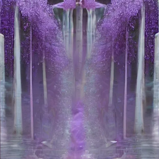 Image similar to crystethereal lavender atrium manipulation layeredinfusion lilac silver silver fuji pastel lilac sparkle fuji surreal creations serene lilac sparkle grey lilac weeping abstract collage