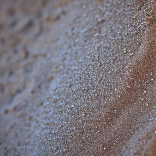 Prompt: extreme close up of a sand worm