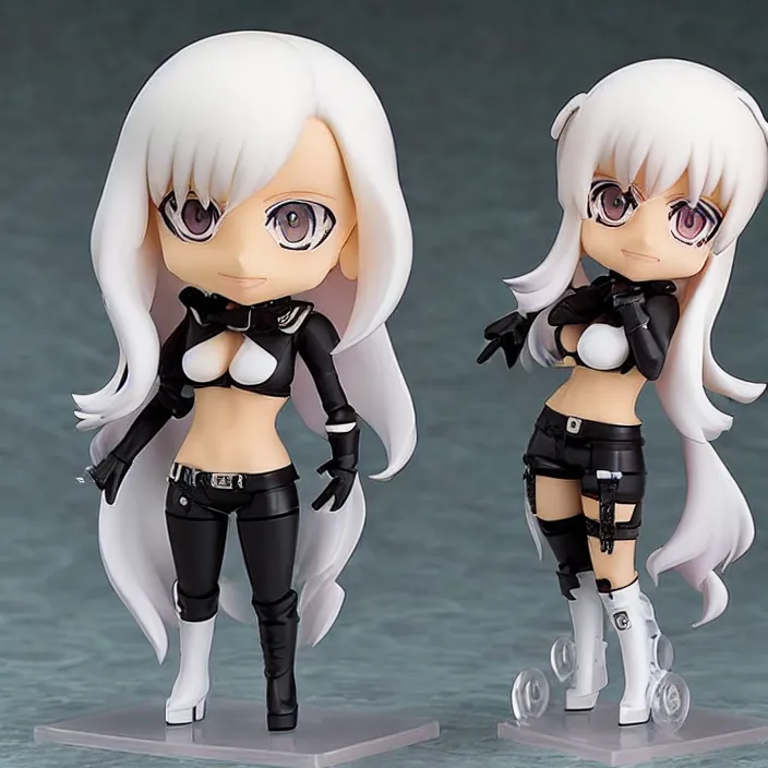 Prompt: lady gaga, an anime nendoroid of lady gaga, figurine, detailed product photo