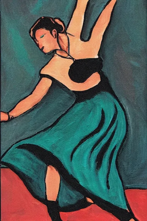 Image similar to female dancer notecard by kim taylor reece