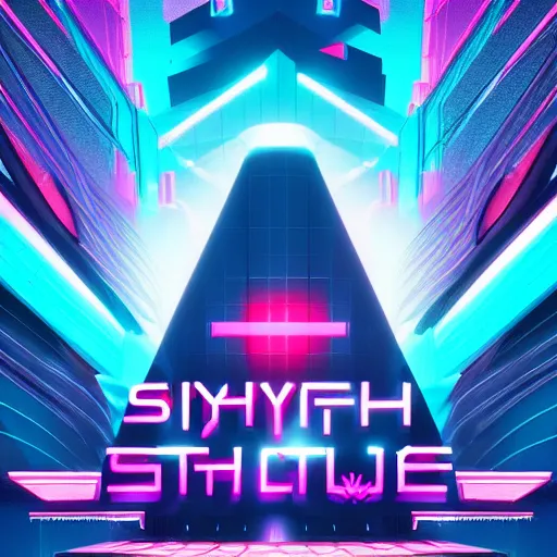 Prompt: synthwave TOOL poster designed by Caravaggio, octane render.