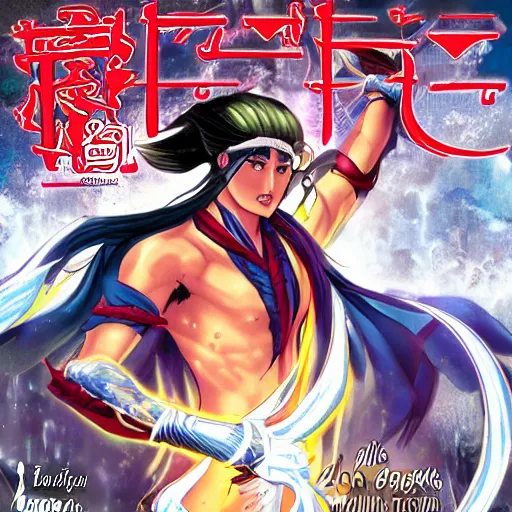 Image similar to xianxia hero comic book cover, full color