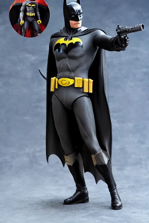 Prompt: batman 1 2 inch action figurine hot toys'sideshow painting the style of leonardo da vinci