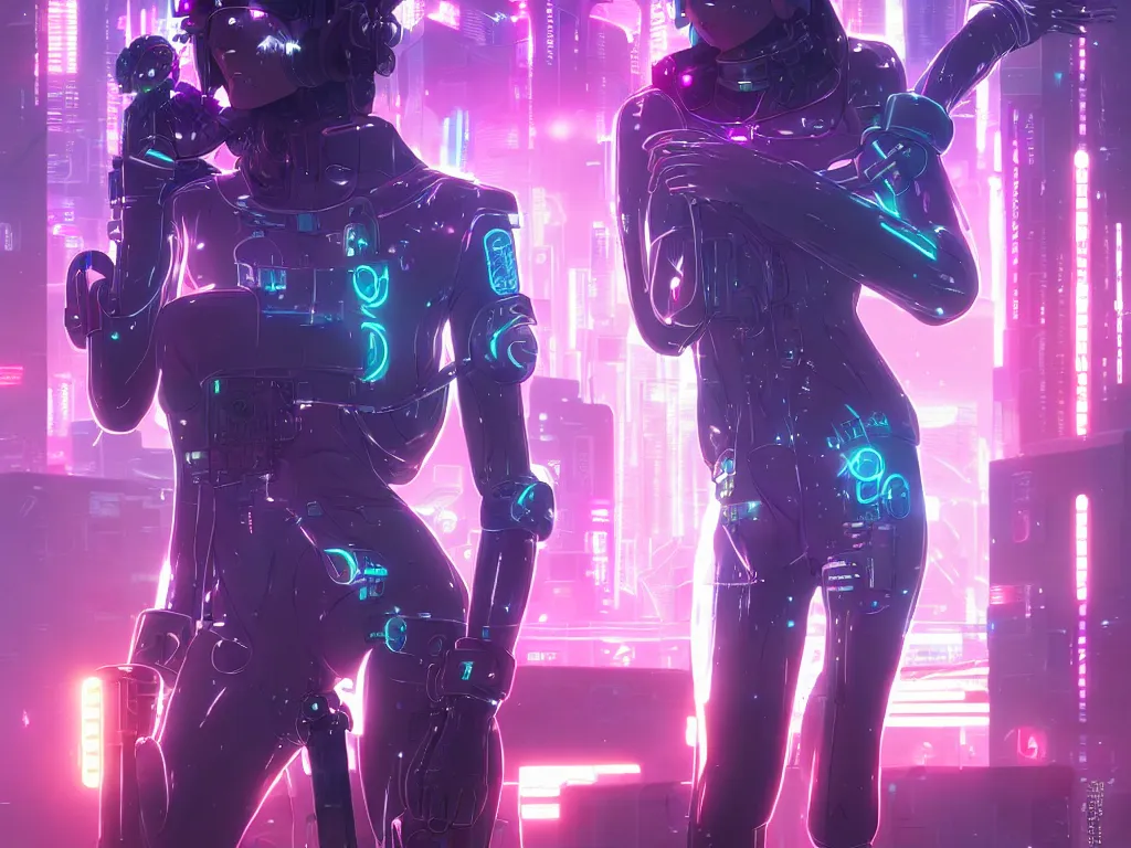 Prompt: portrait anime visual futuristic female cyber police, on cyberpunk neon light tokyo rooftop, ssci - fi and fantasy, intricate and very beautiful, human structure, concept art, sharp focus, anime by liya nikorov and simon stalenhag and rossdraws and magali villeneuve and luxearte, frostine engine
