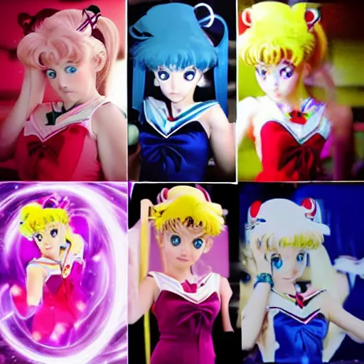 Prompt: sailor moon in real life
