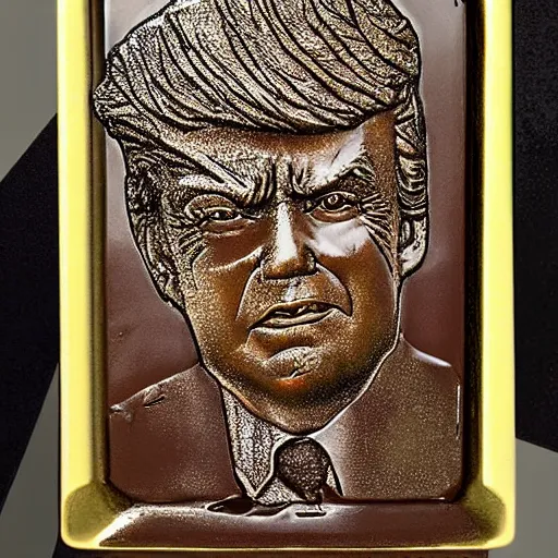 Image similar to dark chocolate trump relief