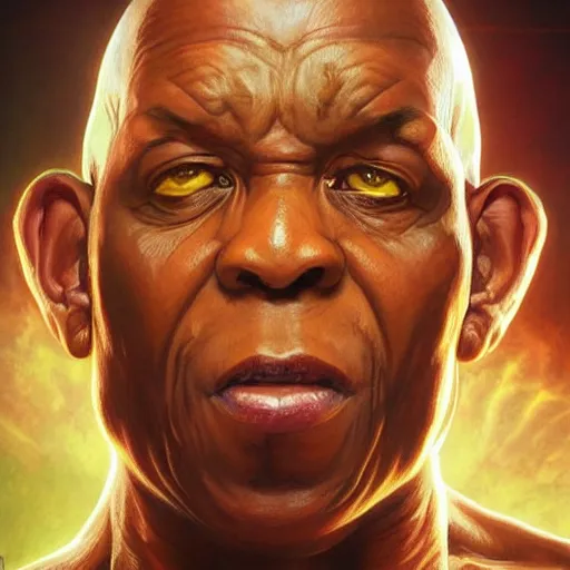 Prompt: tiny lister as dhalsim street fighter, jump kick, 4 k, ultra realistic, detailed focused art by artgerm and greg rutkowski and alphonse mucha