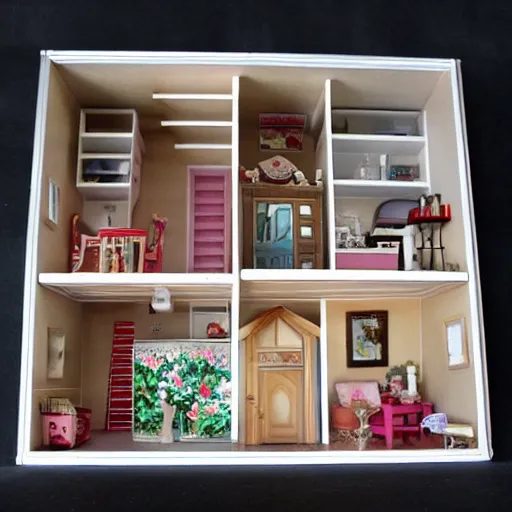 Prompt: janet hansen of my sisters dollhouse