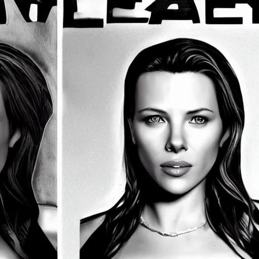 Prompt: shy scarlett johansonn and kate beckinsale poster, grayscale, uniform, photo realistic