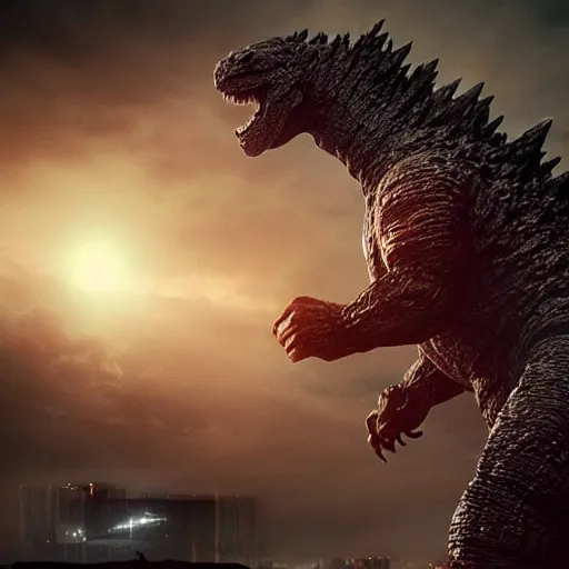 Prompt: godzilla as an alien, photorealistic, octane render, 3D, hard backlight, must be like the picture of the day, masterpiece, epic, stunning, gorgeous