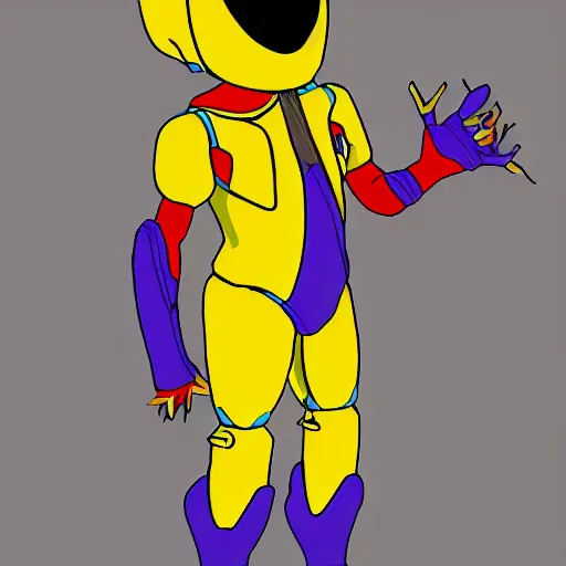 Prompt: modern mind! ( comet suit ) from mother 4 oddityrpg deviantart