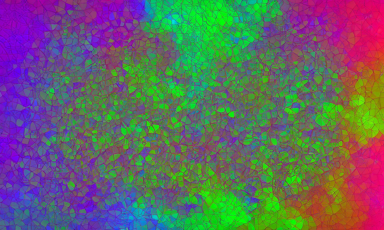 Image similar to reflexion cyberpunk voronoi engine laboratory 3 d volume kaleidoscope digital stylized concept substance liquid, by carl warner and jim woodring, trending on artstation : 1. 5, sweet joy harmony color scheme depth fog overlay multiply photoshop layer
