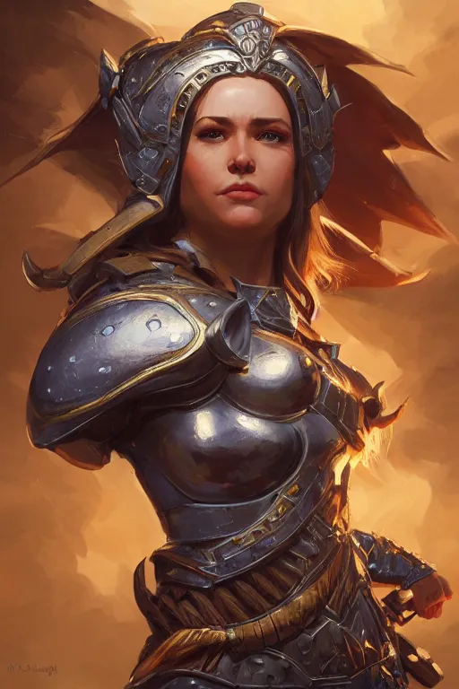 Image similar to amazon valkyrie athena, d & d, fantasy, portrait, highly detailed, headshot, digital painting, trending on artstation, concept art, sharp focus, illustration, art by artgerm and greg rutkowski and magali villeneuve