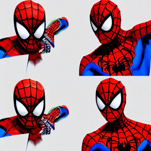 Prompt: spiderman in a four - frame meme by knowyourmeme