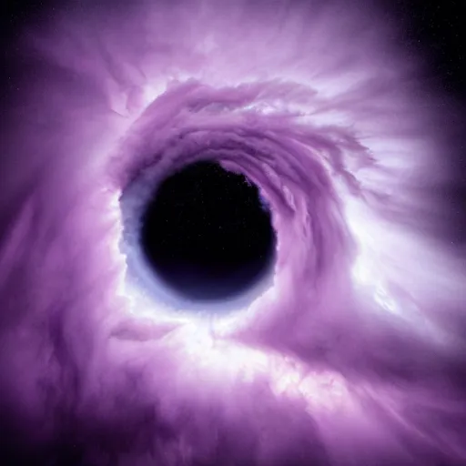 Prompt: amazing photo of the eye of the storm, purple, by marc adamus, digital art, beautiful dramatic lighting