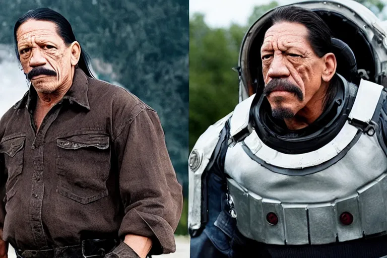 Image similar to danny trejo in in interstellar