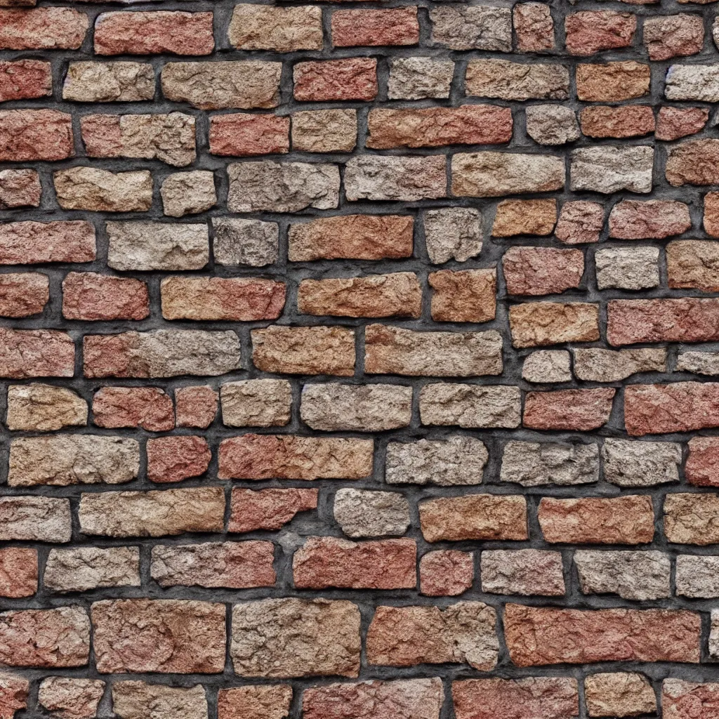 Image similar to a brick multicolor wall stone tile texture irregular diffuse albedo high detail 8k macro details texture texture texture texture