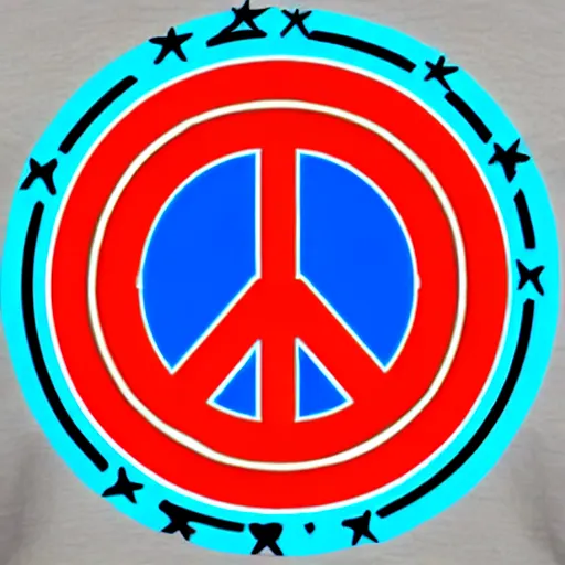 Image similar to futuristic peace sign