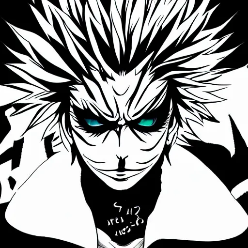 Image similar to Rick Sanchez in Death note 4K detailed Digital art