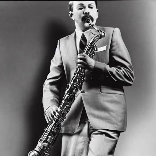 Image similar to berry b benson playing saxophone