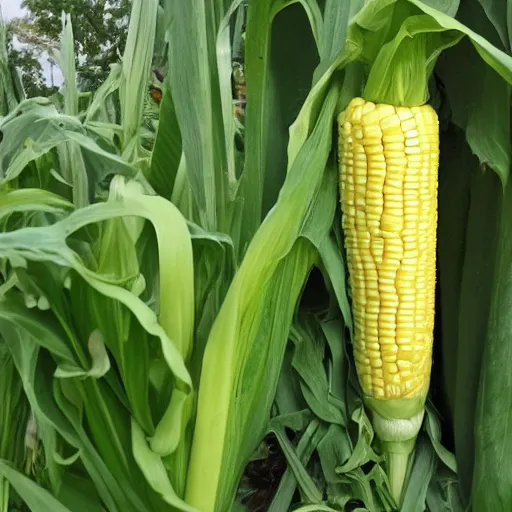 Image similar to how sweetcorn grow