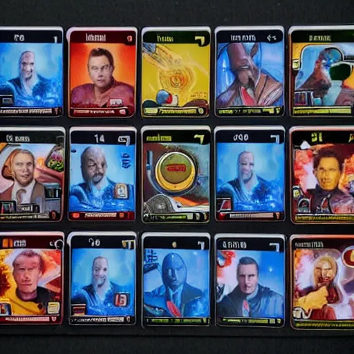 Image similar to elon musk, the trading card game