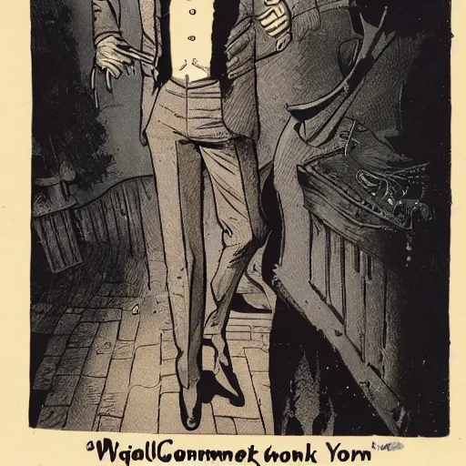 Image similar to nightwalking worm gentleman