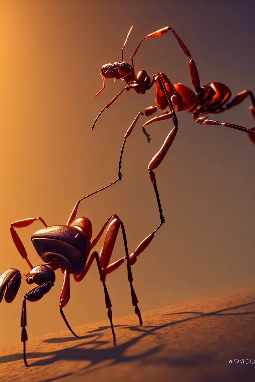 Prompt: cyborg ant, ultra hd, Painted By Andreas Rocha, unreal 5, DAZ, hyperrealistic, octane render, dynamic lighting, intricate detail, summer vibrancy, cinematic