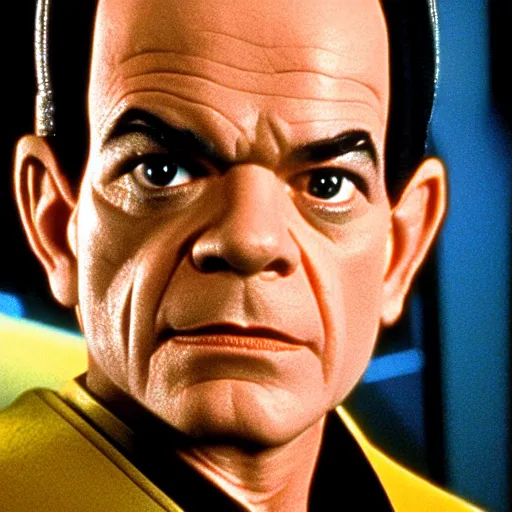 Prompt: The Doctor from Star Trek Voyager Played by Robert Picardo, in Sickbay