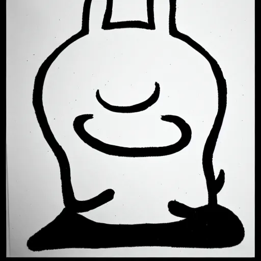 Image similar to zen moomins ink