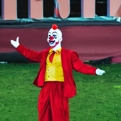 Prompt: cristiano Ronaldo as a clown