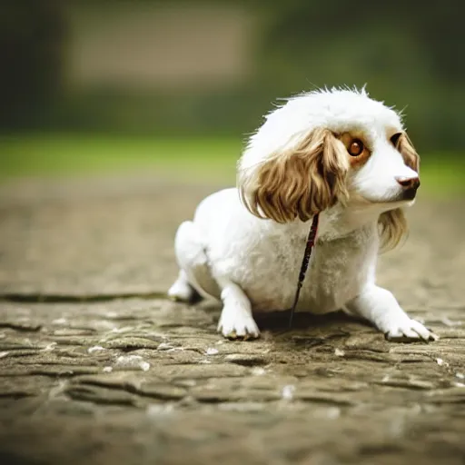 Image similar to a portrait photo of dog frog, award winning photography, 5 0 mm